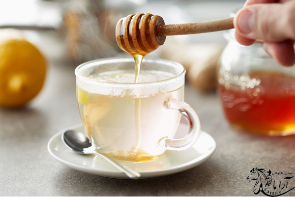 مصرف عسل با چای