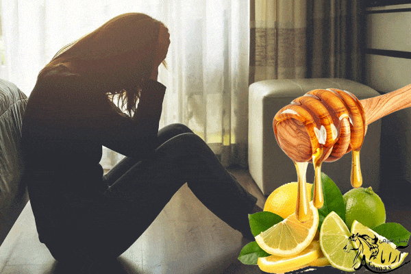 درمان افسردگی با عسل و لیمو ترش
