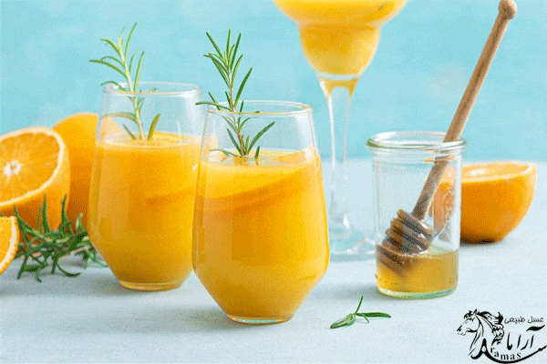 آب پرتقال با عسل